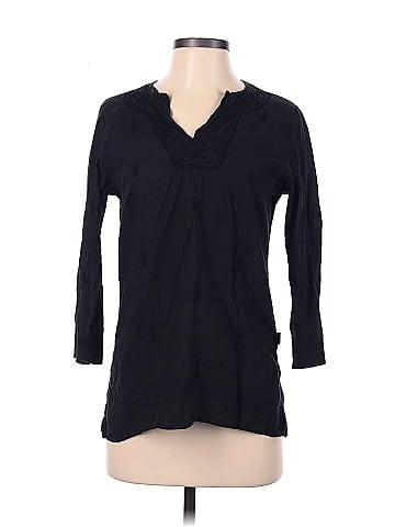 Kuhl 100% Cotton Black 3/4 Sleeve Top Size S - 62% off
