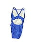 Speedo Solid Blue One Piece Swimsuit Size XXS (26) - photo 2