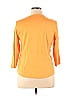 Chico's 100% Supima Cotton Orange 3/4 Sleeve T-Shirt Size XL (3) - photo 2