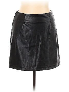 LBLC The Label Faux Leather Skirt (view 1)