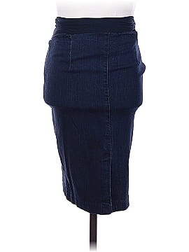 LED Luxe Essentials Denim Casual Skirt (view 2)