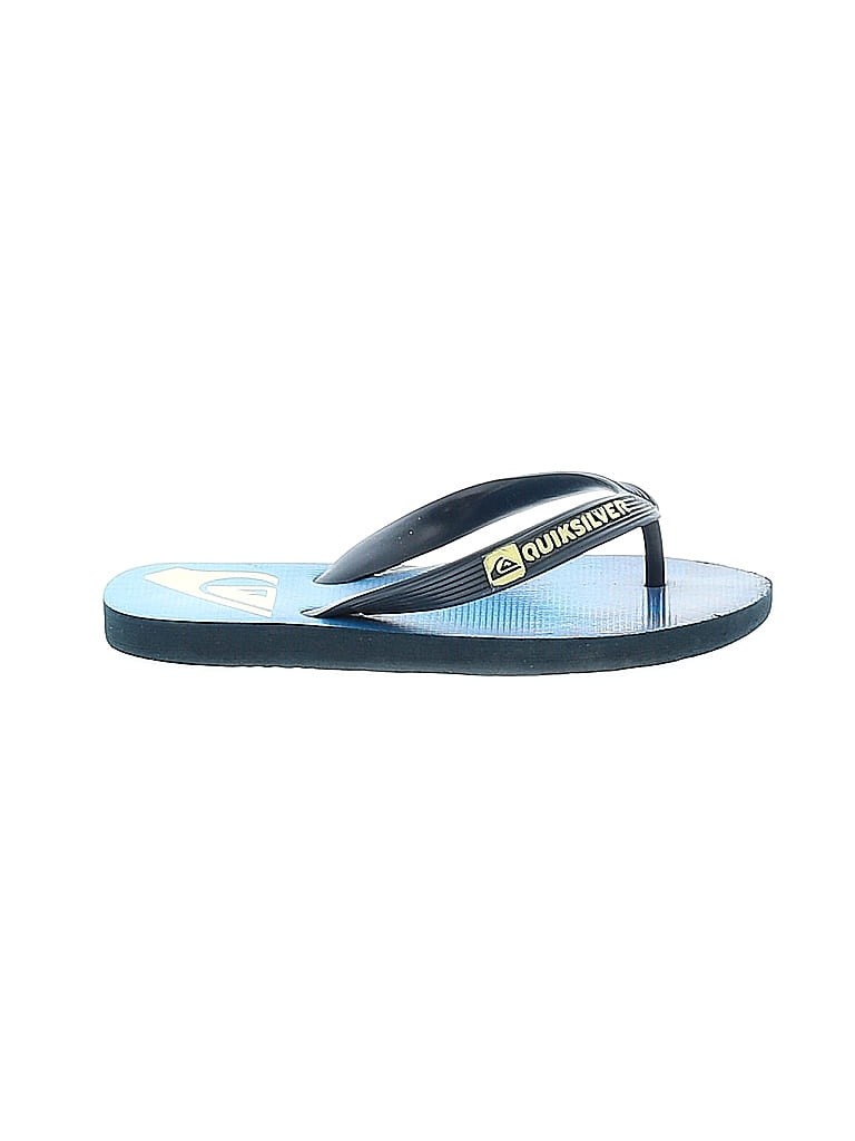 Quiksilver Blue Flip Flops Size 13 - 22% off | thredUP