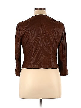 INC International Concepts Faux Leather Jacket (view 2)