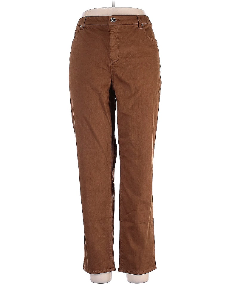 So Slimming by Chico's Solid Brown Jeans Size XL (3) - 76% off | thredUP