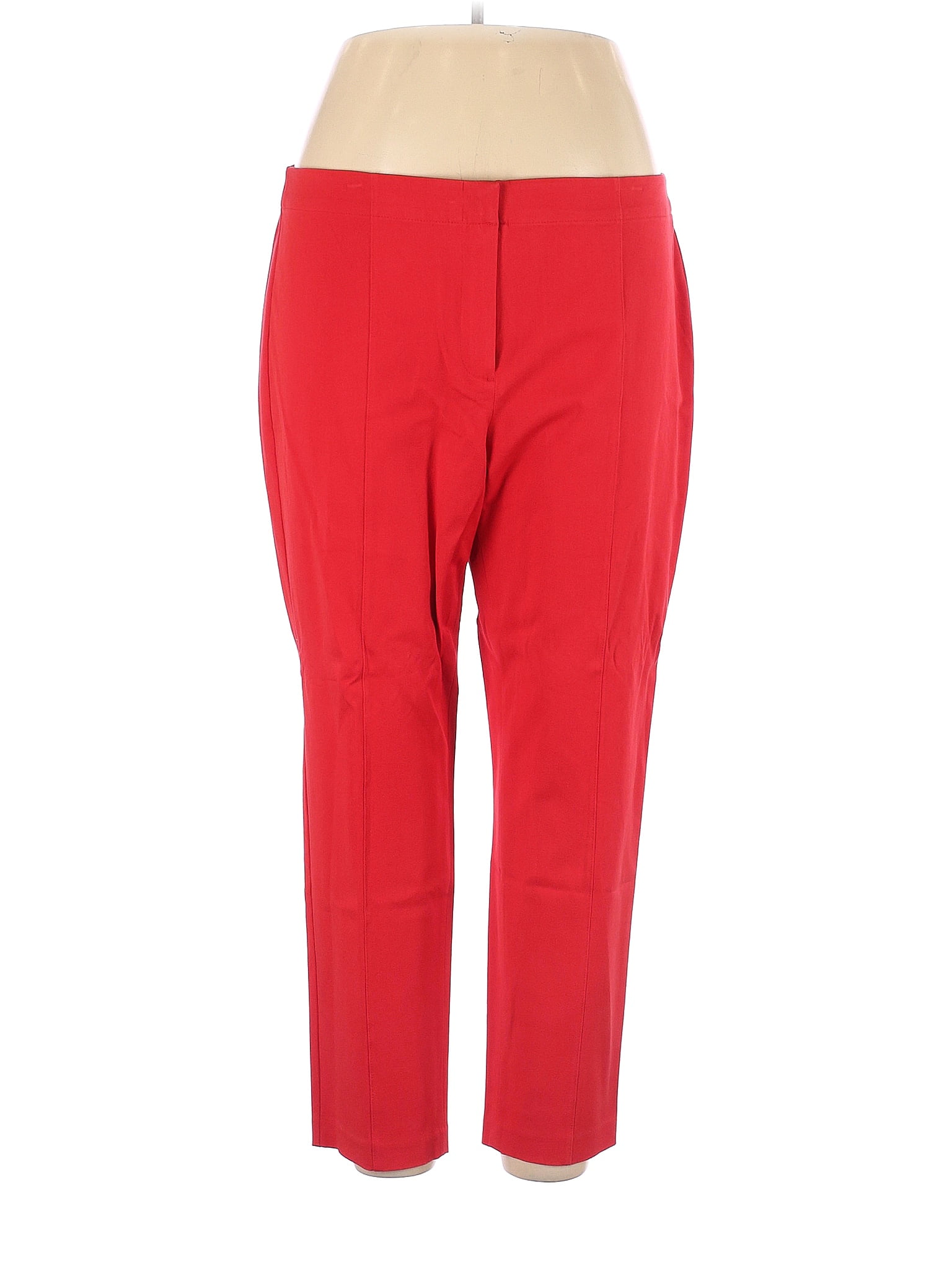 J.Jill Solid Red Dress Pants Size 18 (Plus) - 70% off | thredUP