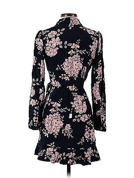 Marissa Webb Collective Navy Floral Wrap Dress (view 2)