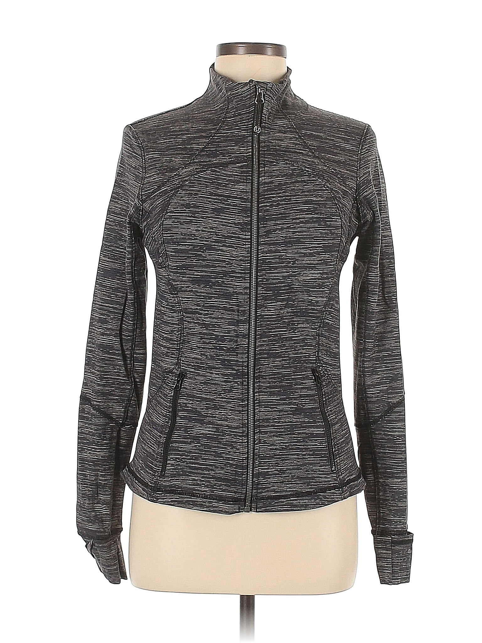 Lululemon Athletica Gray Track Jacket Size 8 - 50% off | thredUP