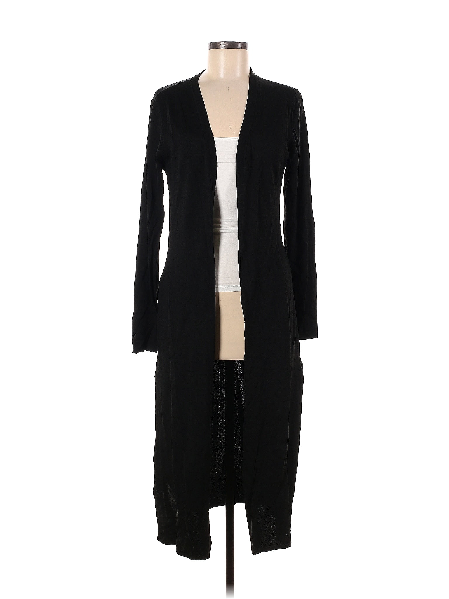 White House Black Market Solid Black Cardigan Size M 69 off thredUP