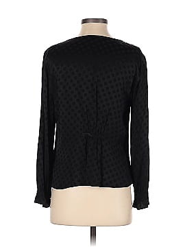 Madewell Smocked-Sleeve Daylight Top in Woven Dot (view 2)