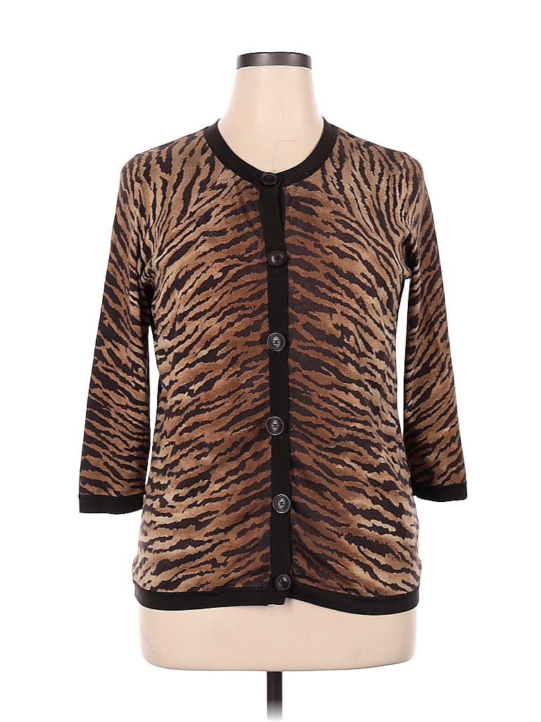 90’s Black Chain Link Cardigan by  Jones New York main image 1