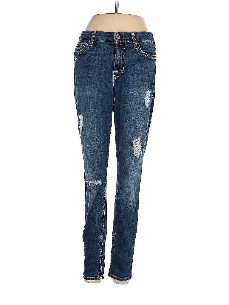 Pre-owned 7 For All Mankind Jeans In Blue