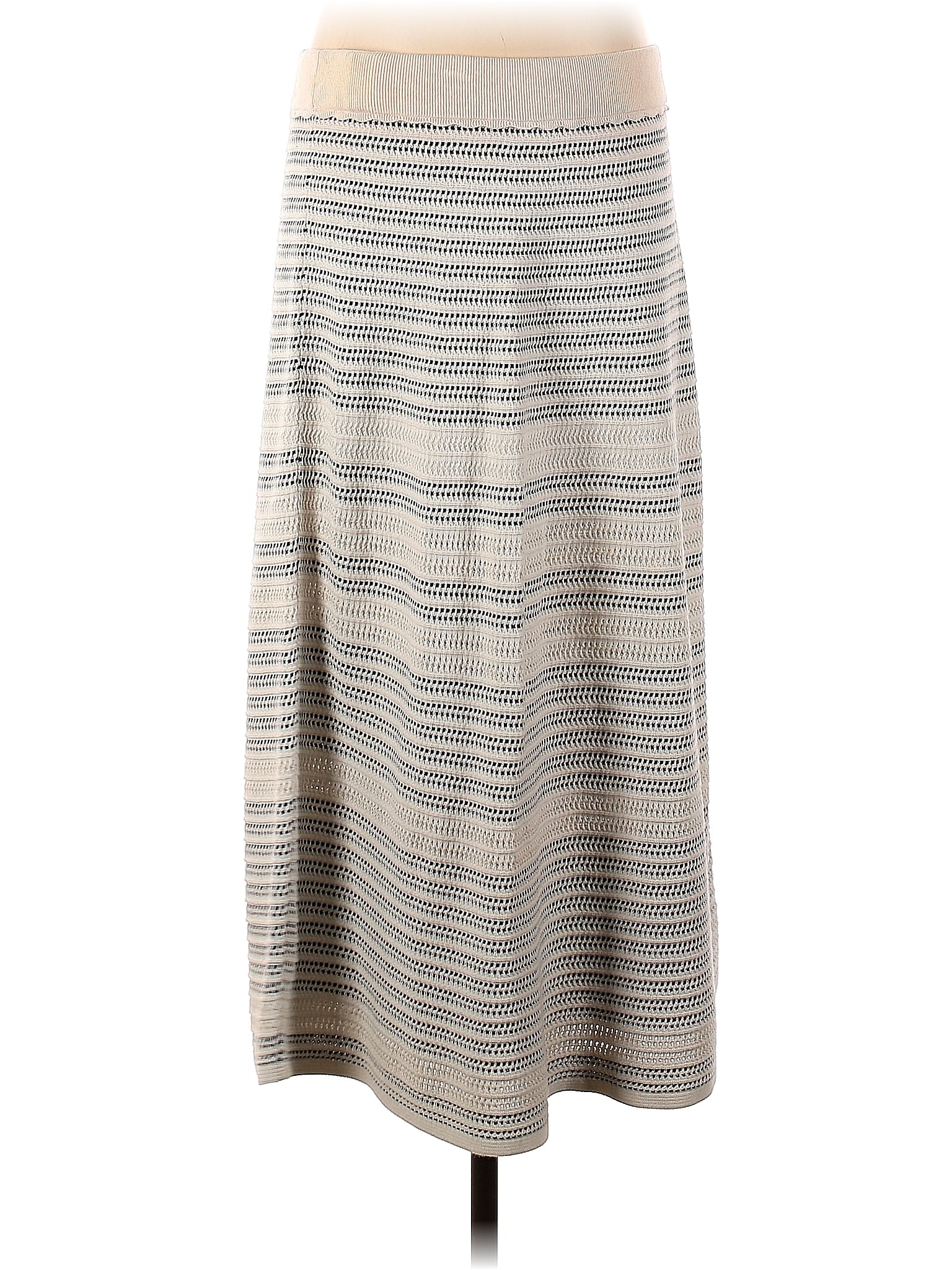 Sassy Beige Multi Plaid Tweed Skirt - Colors of Fall