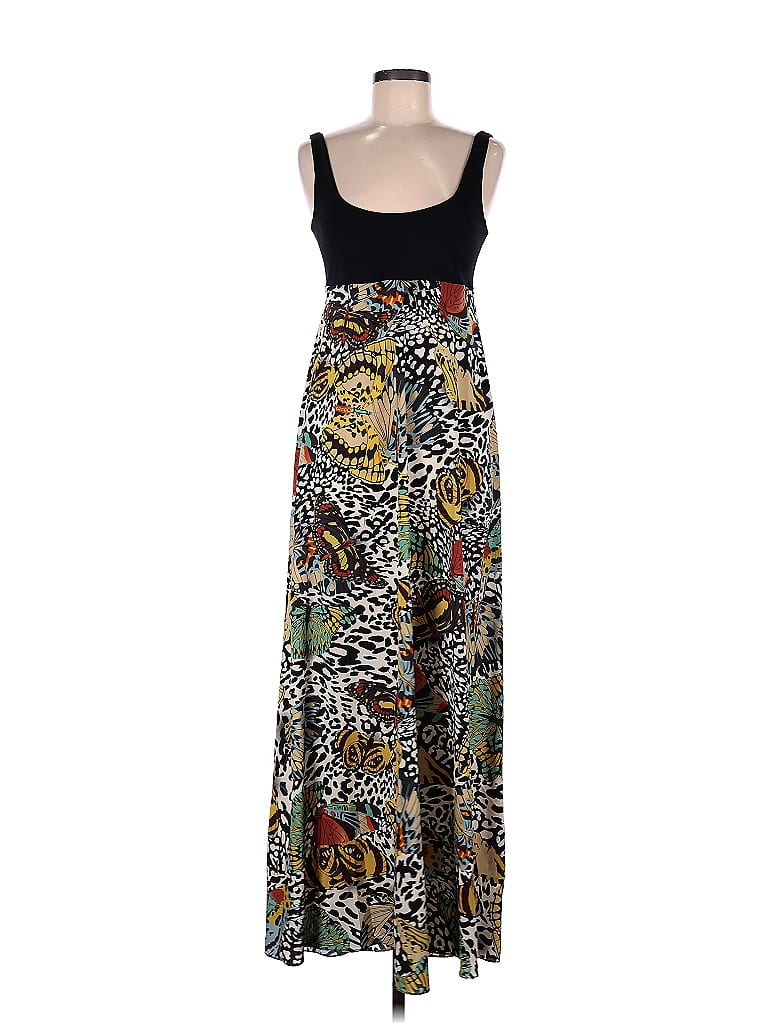 Alice + Olivia Color Block Multi Color Black Casual Dress Size M - 79% ...