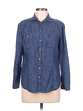 Ann Taylor LOFT Long Sleeve Button-Down Shirt (view 1)