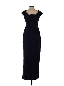 Nicholas Navy Knot Front Gown (view 2)