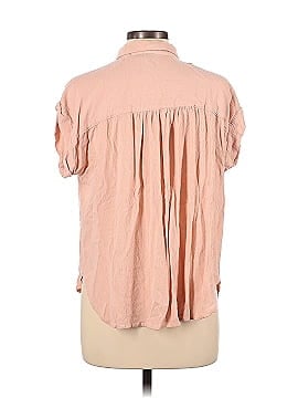 Joan Vass New York Short Sleeve Button-Down Shirt (view 2)
