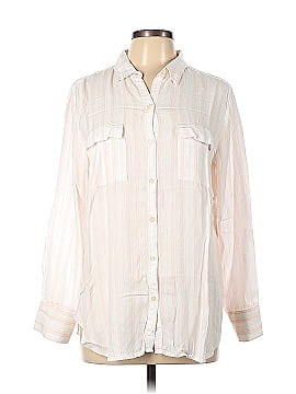 Ann Taylor LOFT Long Sleeve Button-Down Shirt (view 1)