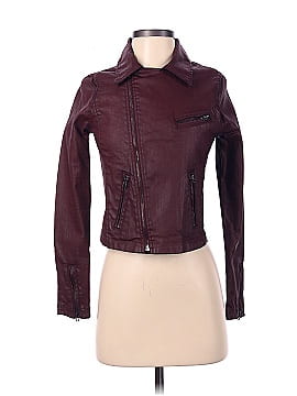 Adriano Goldschmied Faux Leather Jacket (view 1)