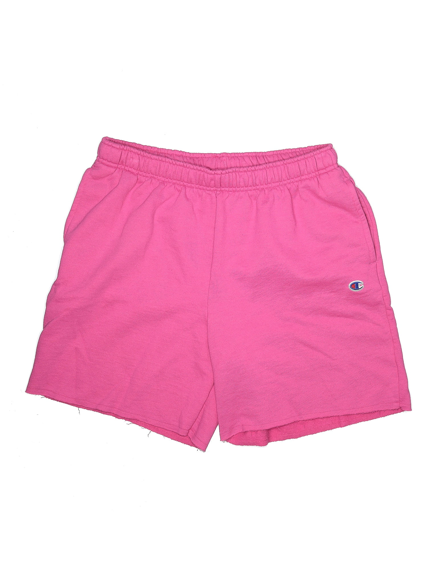 Champion Solid Pink Shorts Size L - 25% off | thredUP