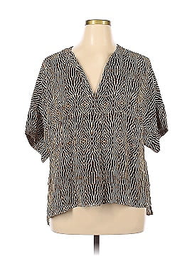 Worthington Short Sleeve Blouse (view 1)