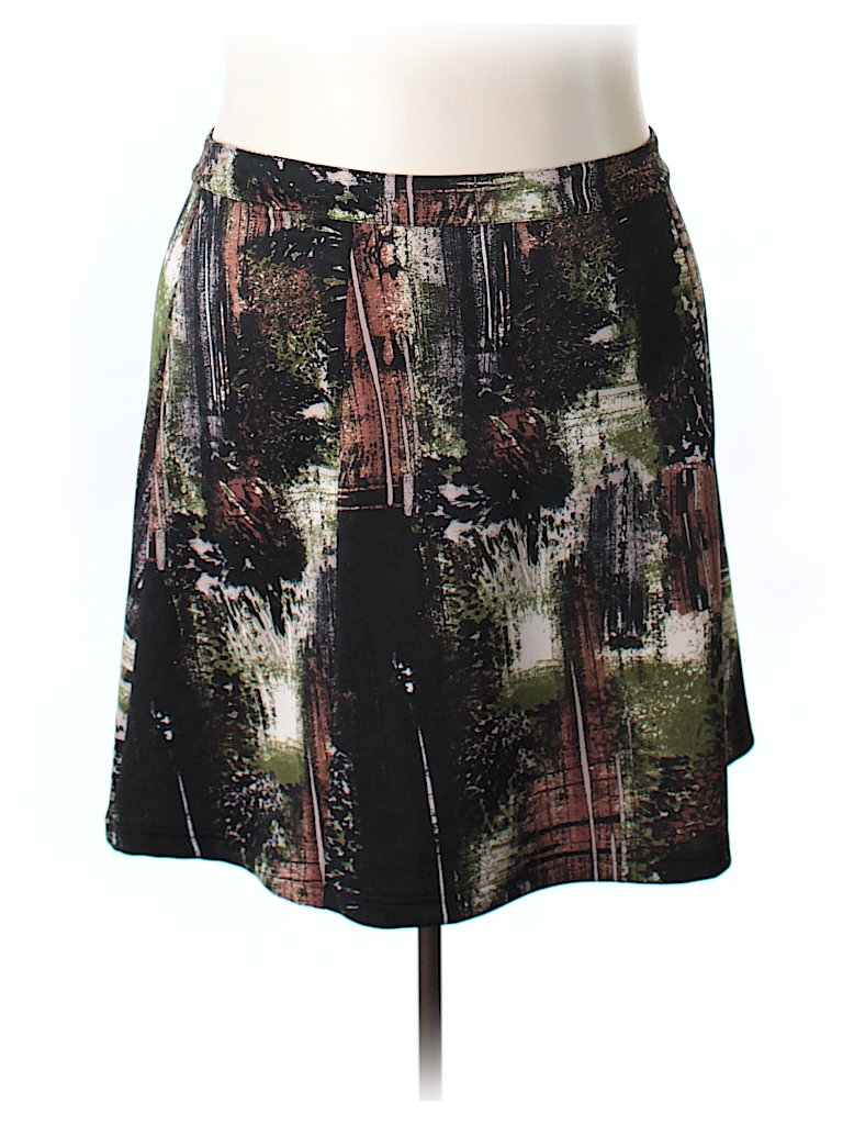 Modamix By Brandon Thomas Black Casual Skirt Size 22 (Plus) - photo 1