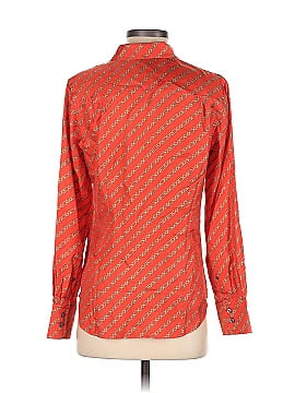 J.Crew Collection Long Sleeve Silk Top (view 2)