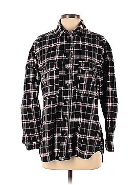 Pins and Needles Long Sleeve Button-Down Shirt (view 1)