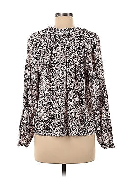 Marie Oliver Long Sleeve Silk Top (view 2)