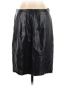 Emanuel Emanuel Ungaro Leather Skirt (view 2)