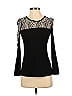 Georgiou Studio 100% Polyester Black Long Sleeve Top Size XS - photo 1
