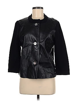 Jones New York Faux Leather Jacket (view 1)