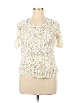 NY Collection Short Sleeve Blouse (view 1)