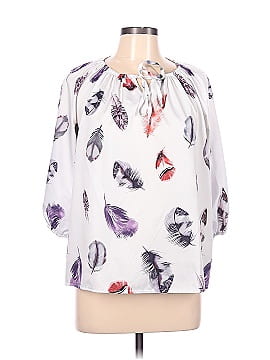 Order Plus 3/4 Sleeve Blouse (view 1)