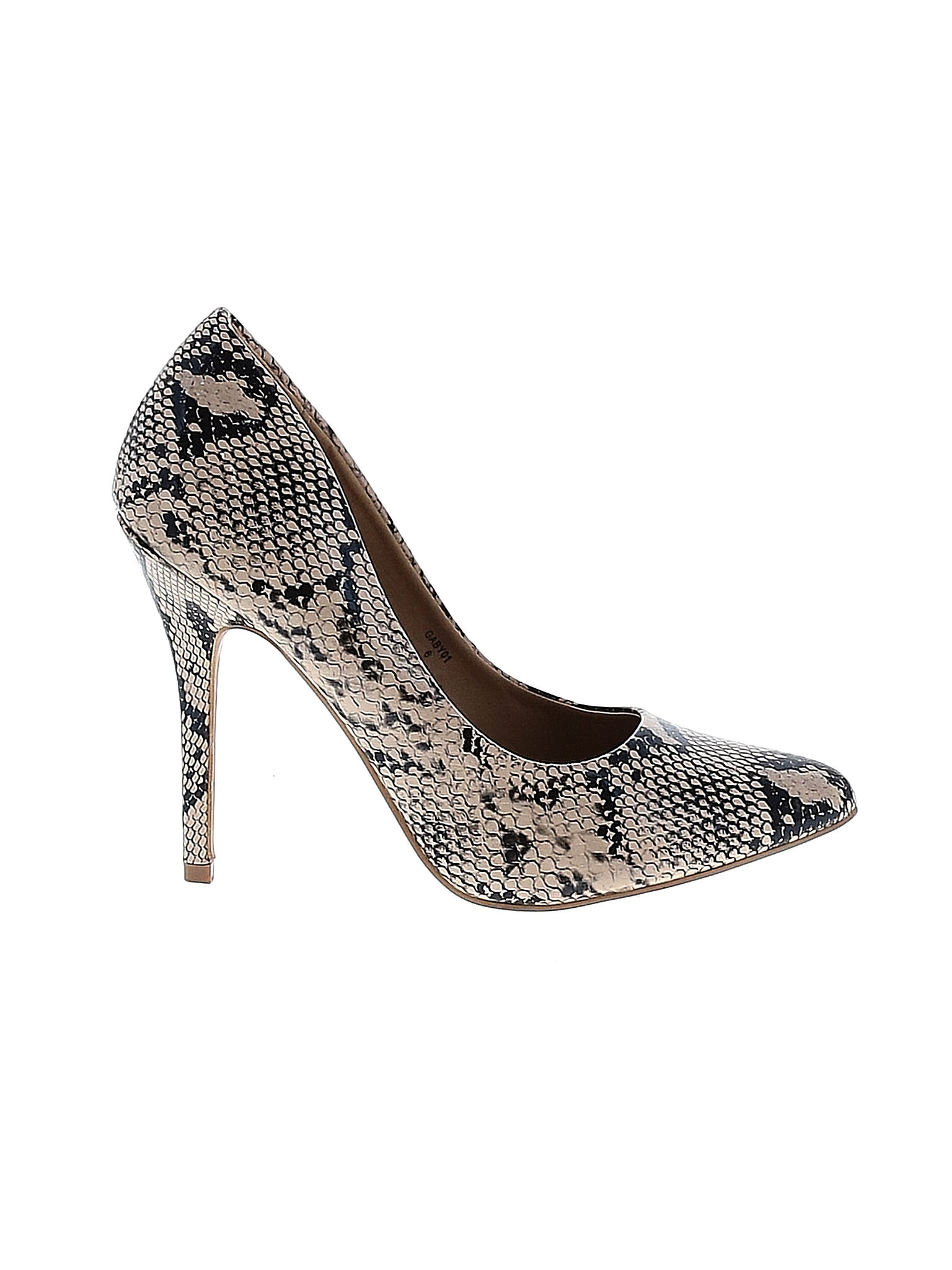 Riverberry Snake Print Multi Color Gray Heels Size 6 - 53% off