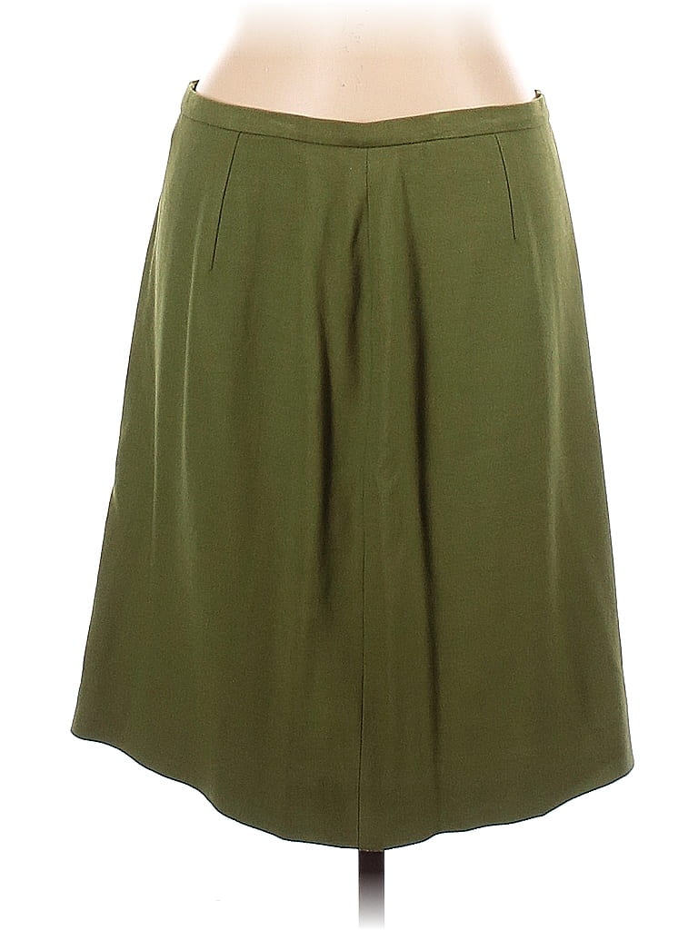 Giorgio Armani Solid Green Casual Skirt Size 48 It 84 Off Thredup