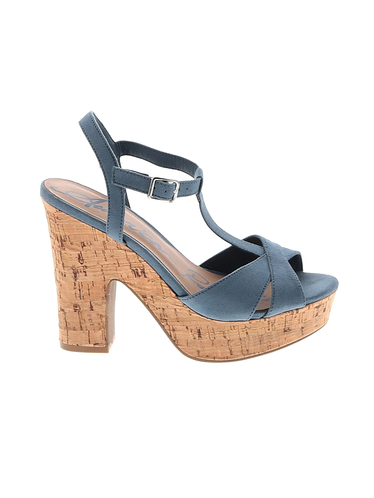 American Rag Cie Solid Blue Heels Size 5 1/2 - 56% off | thredUP