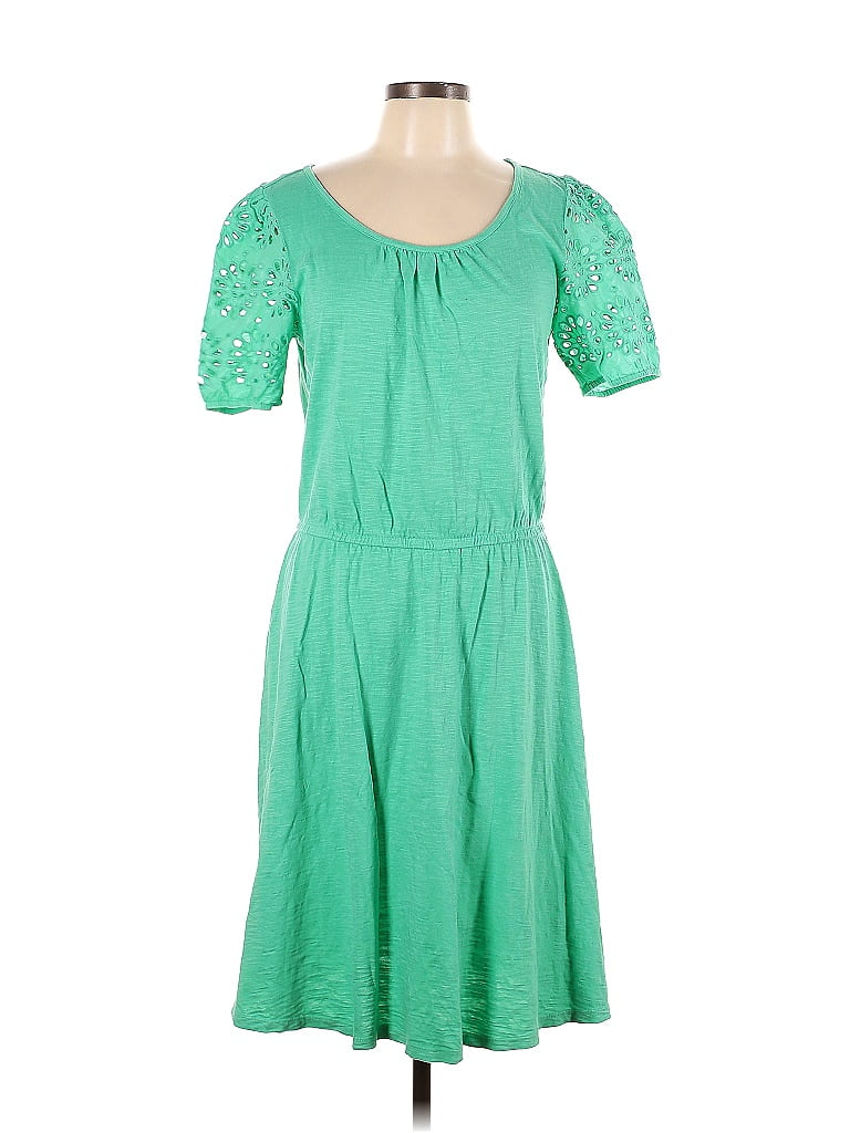 Talbots Green Casual Dress Size L (Petite) - photo 1