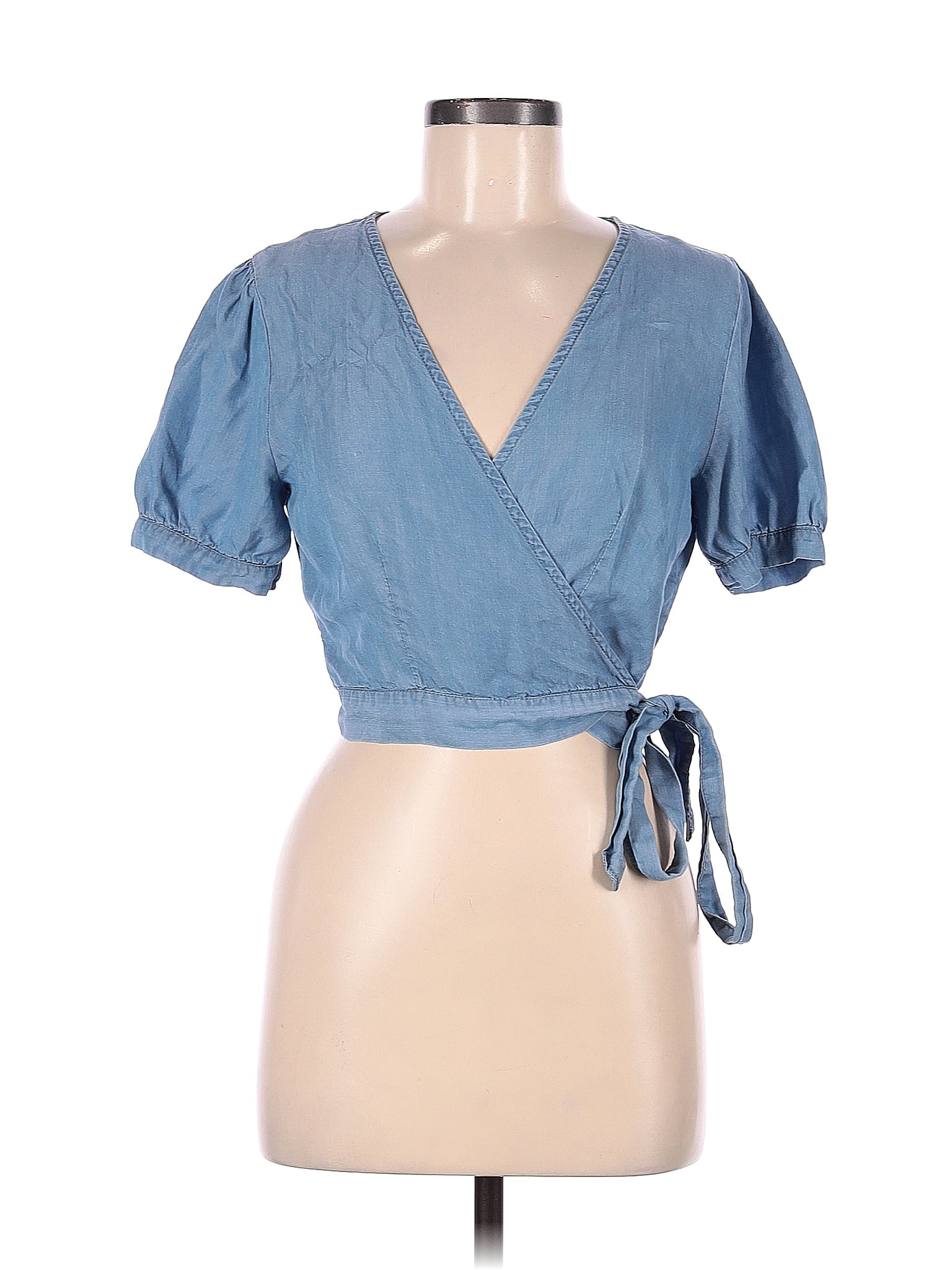 Harper Shirred Short Sleeve Blouse main image 1