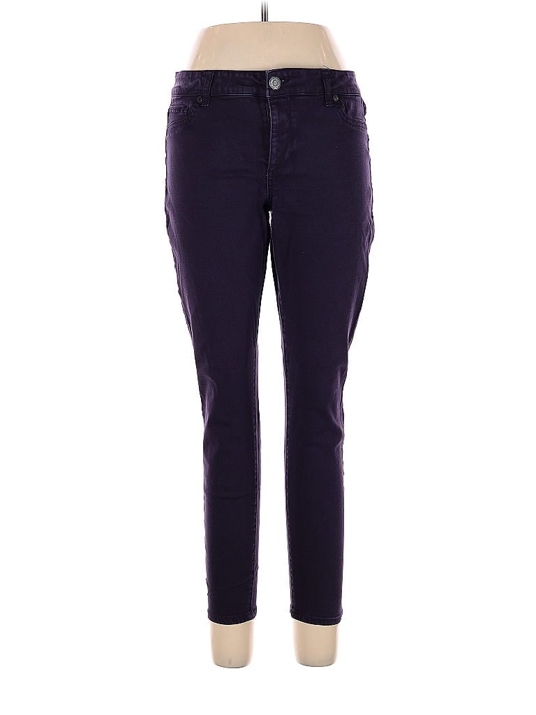 Maurices Purple Jeans Size L - photo 1