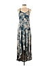 Cynthia Rowley TJX Acid Wash Print Tie-dye Blue Casual Dress Size 2 - photo 1