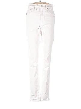 Madewell 10" High-Rise Skinny Jeans in Pure White (view 1)