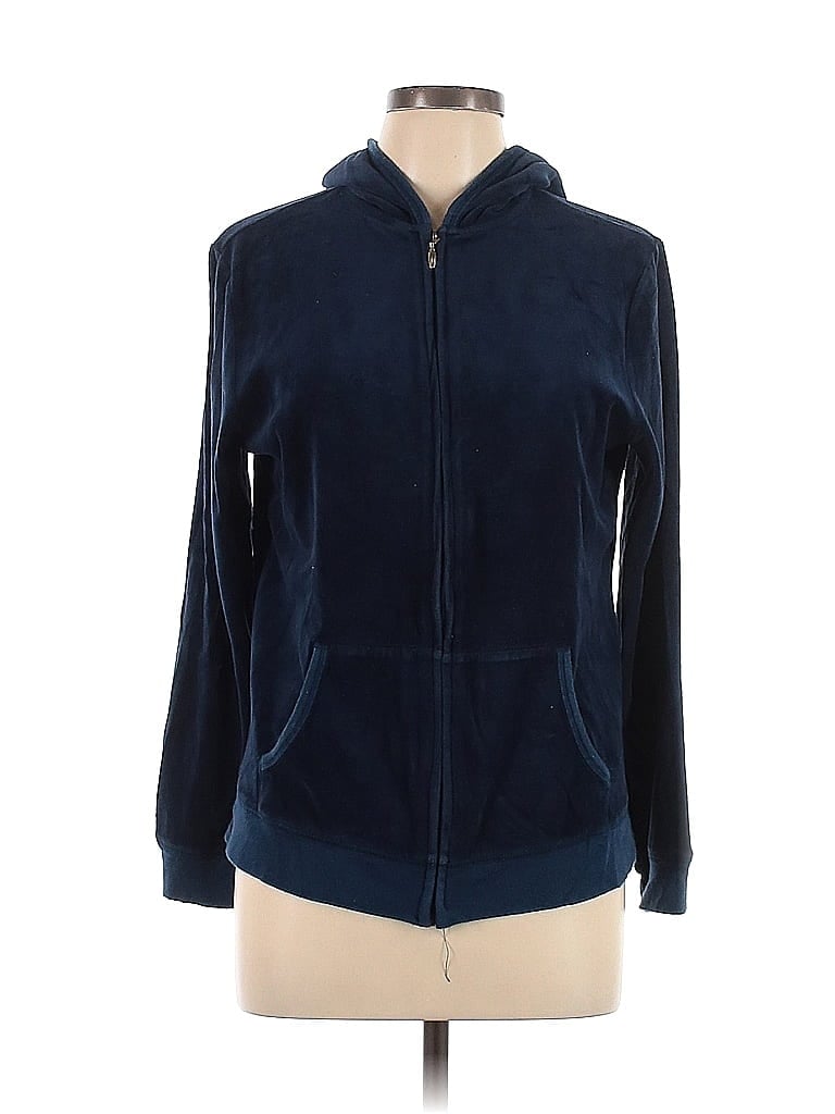 Old Navy Blue Zip Up Hoodie Size L - photo 1