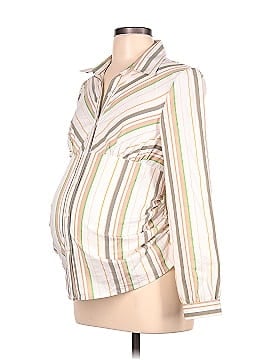 Belly Basics - Maternity Long Sleeve Blouse (view 1)