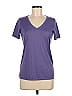 Nike 100% Polyester Purple Short Sleeve T-Shirt Size M - photo 1