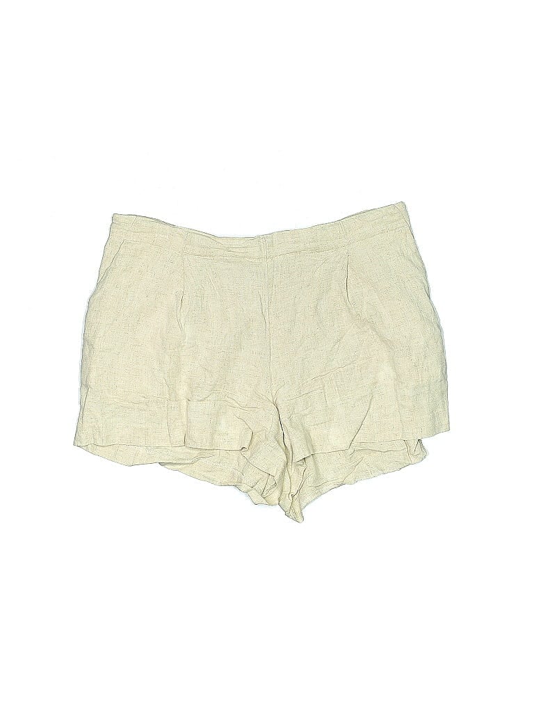 Ann Taylor LOFT Marled Ivory Shorts Size M - photo 1