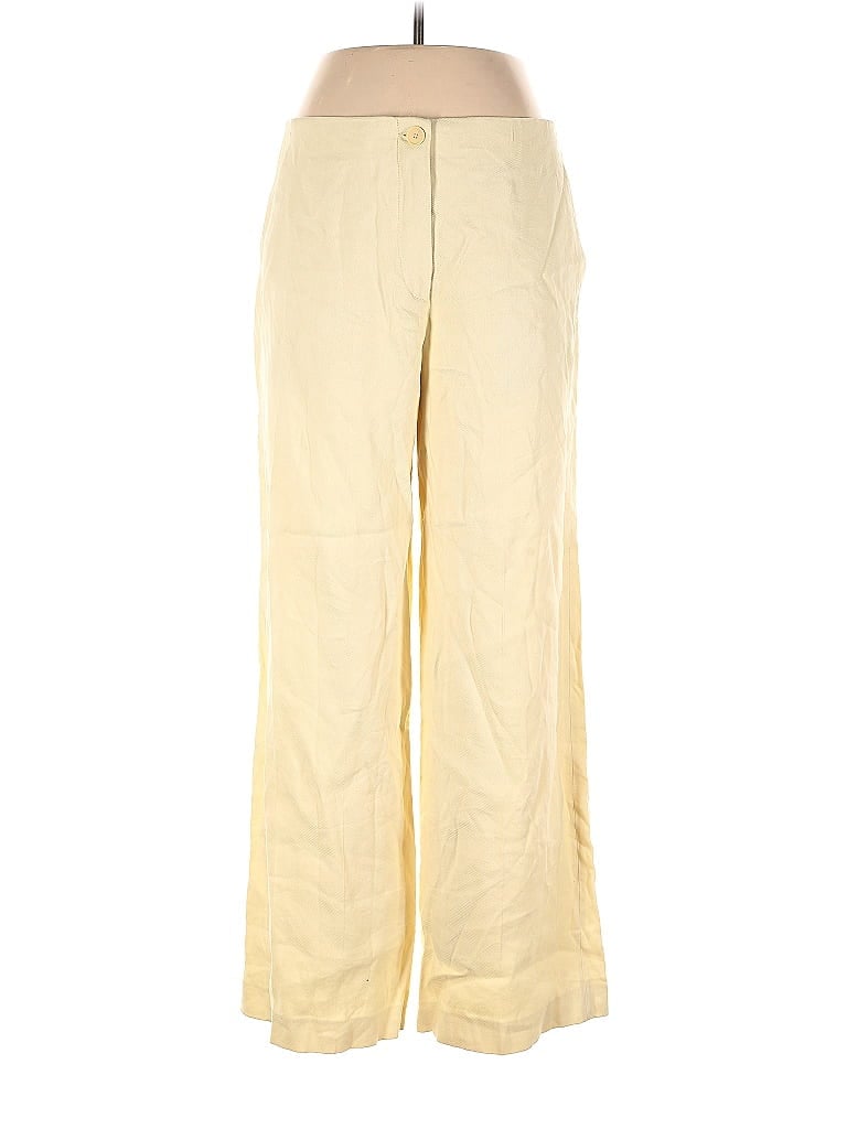 Zara Solid Yellow Dress Pants Size XL - 56% off | thredUP