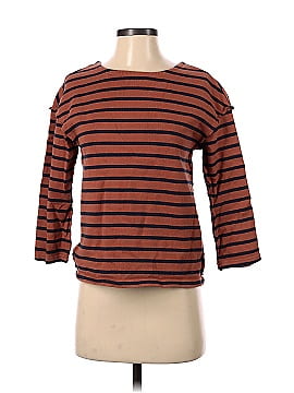 Madewell Luxe Long-Sleeve Tee in Casler Stripe (view 1)