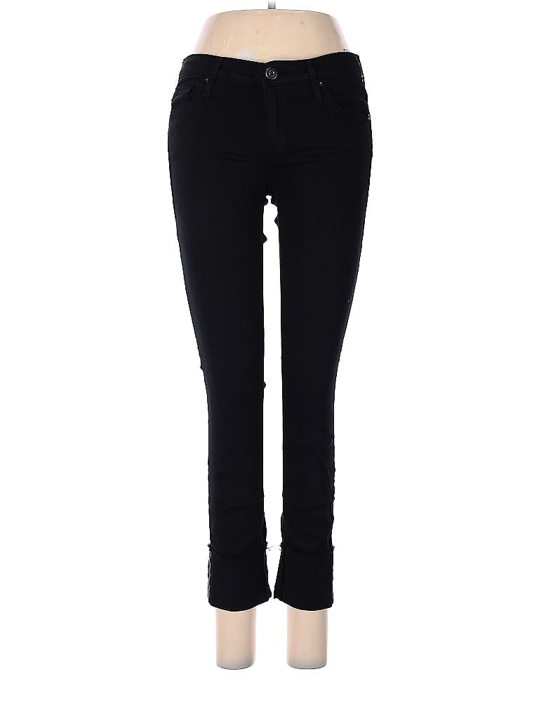 Adriano Goldschmied Solid Black Jeggings Size 26 waist - photo 1