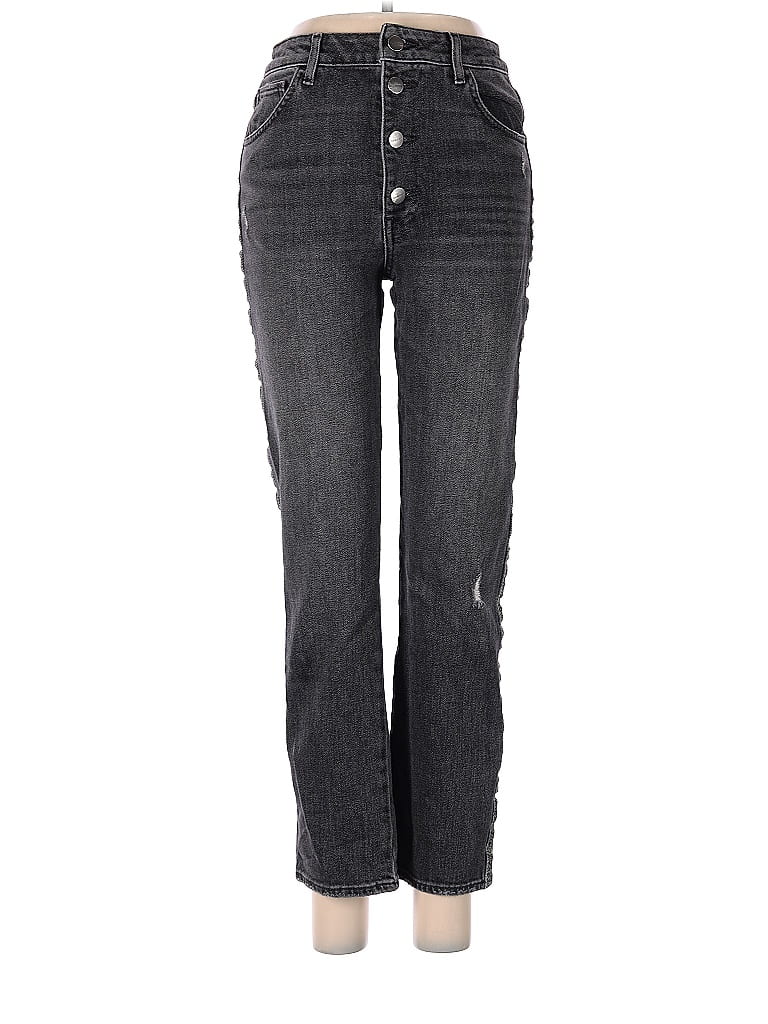 Sundry Chevron-herringbone Stars Tweed Stripes Polka Dots Gray Jeans Size 26 waist - photo 1