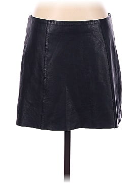 Scoop NYC Faux Leather Skirt (view 1)